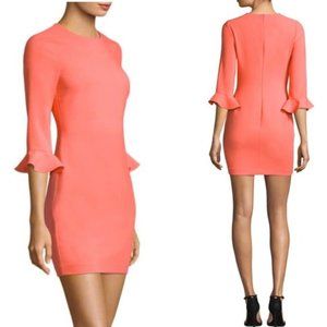 Likely Bedford Mini Sheath Dress in Coral 4